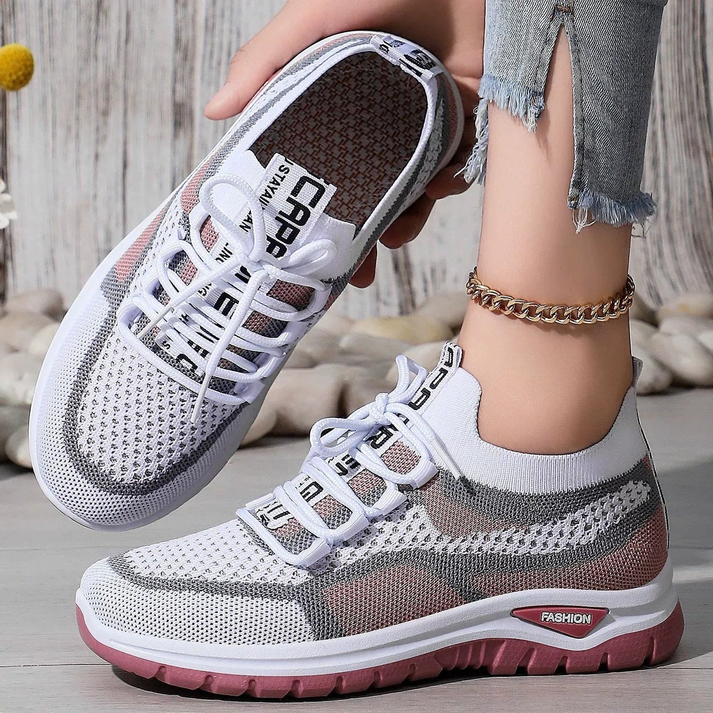 🔥2025 neues Modell, 50 % Rabatt🔥👟Lässige Schnür-Laufschuhe für Damen