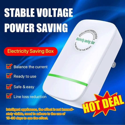🔥Mais de 50 mil unidades vendidas!🔋 50% de desconto por tempo limitado! ⚡ Caixa economizadora de energia – Reduza a conta de luz, proteja seus eletrodomésticos, fácil de usar 💡