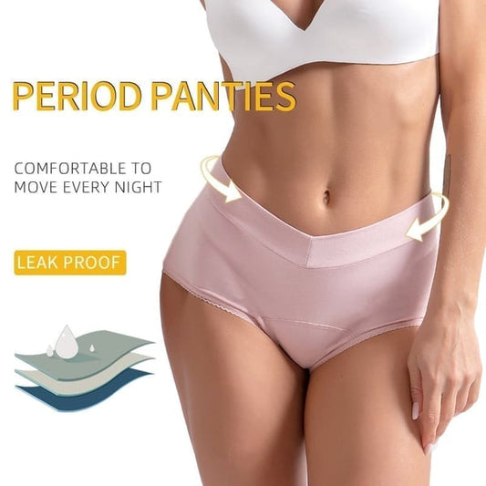🎉Compre 1 Leve 1 Grátis🩲 Calcinha de Cintura Alta à Prova de Vazamentos – Proteção Confiável Contra Vazamentos, Cintura Alta Confortável✅