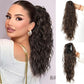 💜NOVIDADE DE 2026 POR £15,99!!⚡MAIS DE 50 MIL VENDIDAS! 💜Extensão de cabelo cacheado, ondulado e com frizz com rabo de cavalo