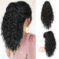 💜NOVIDADE DE 2026 POR £15,99!!⚡MAIS DE 50 MIL VENDIDAS! 💜Extensão de cabelo cacheado, ondulado e com frizz com rabo de cavalo
