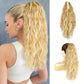 💜NOVIDADE DE 2026 POR £15,99!!⚡MAIS DE 50 MIL VENDIDAS! 💜Extensão de cabelo cacheado, ondulado e com frizz com rabo de cavalo