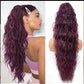 💜NOVIDADE DE 2026 POR £15,99!!⚡MAIS DE 50 MIL VENDIDAS! 💜Extensão de cabelo cacheado, ondulado e com frizz com rabo de cavalo