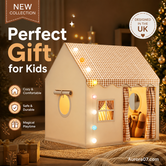 🏰 50% DE DESCONTO AGORA! ⏰ Tenda-castelo infantil – Espaçosa e fácil de montar – Tecido respirável, perfeita para diversão no interior ou ao ar livre – estimula o jogo imaginativo ✨🧸