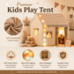🏰 50% DE DESCONTO AGORA! ⏰ Tenda-castelo infantil – Espaçosa e fácil de montar – Tecido respirável, perfeita para diversão no interior ou ao ar livre – estimula o jogo imaginativo ✨🧸