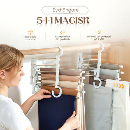 🔥Het försäljning🔥magisk lagringsverktyg - Fällbar multifunktionell klädhängare