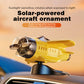 🔥Enfeites para o carro em forma de avião movidos a energia solar