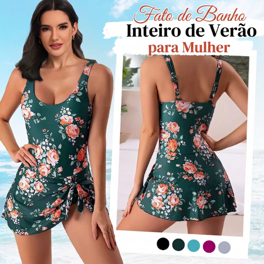 👙Última chance: 50% DE DESCONTO💃Maiô feminino de uma peça com controle de barriga e fechamento com nó
