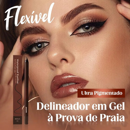 Delineador em gel à prova d'água e à prova de praia