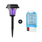 ☀️Luz solar com mata-mosquitos ✨ – Lâmpada de jardim para fixar no solo, mata-insetos UV e luz solar para caminhos🦟🚫