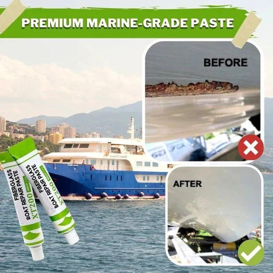 ⛵ 50% DE DESCONTO – Pasta de Reparo para Barcos em Fibra de Vidro | Alta resistência, fácil aplicação & durabilidade comprovada 🔧