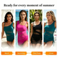 💎 ✨Preço especial do último dia: £19,99!!💥💎 Maiô feminino sexy de uma peça – Corte justo com franzido, cintura alta com controle abdominal e detalhe em tule transparente 🩱✨