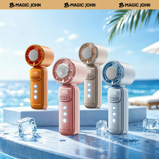 🌀 OFERTA POR TEMPO LIMITADO: 50% DE DESCONTO! 💥 Mini Ventilador Portátil – Resfriamento por Semicondutor, 199 Velocidades, Visor LED ✨