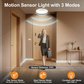 💥Grande Promoção - 50% de Desconto💡Luminária de Teto Recarregável com Sensor de Movimento e Controle Remoto - Luminária de Teto Magnética Sem Fio Alimentada por Bateria