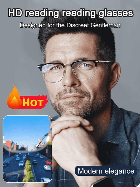 👓 PROMOÇÃO 50% DE DESCONTO📕Óculos Ultraleves Anti-Luz Azul para Presbiopia🔥