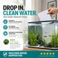 🐠 COMPRE 1 E GANHE 1 GRÁTIS! ✨ FOLHAS CLARIFICANTES PARA AQUÁRIOS - Água cristalina em 24 horas, remove odores e impurezas, seguro para todos os peixes e plantas 🌿🔮