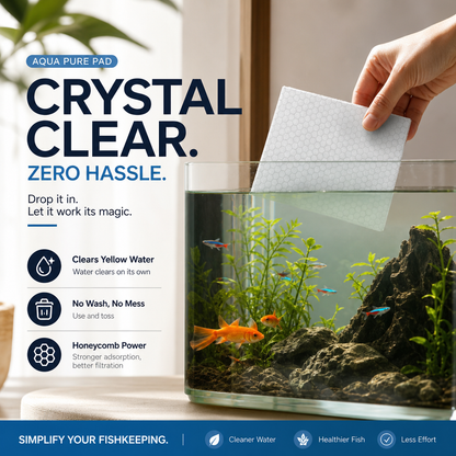 🐠 COMPRE 1 E GANHE 1 GRÁTIS! ✨ FOLHAS CLARIFICANTES PARA AQUÁRIOS - Água cristalina em 24 horas, remove odores e impurezas, seguro para todos os peixes e plantas 🌿🔮