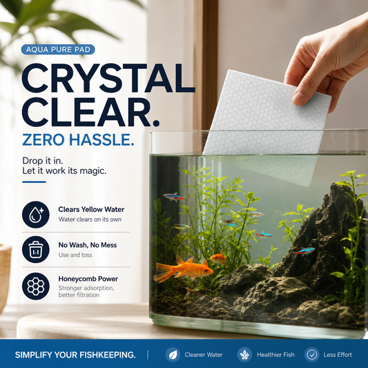 🐠 COMPRE 1 E GANHE 1 GRÁTIS! ✨ FOLHAS CLARIFICANTES PARA AQUÁRIOS - Água cristalina em 24 horas, remove odores e impurezas, seguro para todos os peixes e plantas 🌿🔮