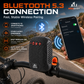 🚴‍♂️🎵 Caixa de som Bluetooth à prova d'água para bicicleta – IPX5, som estéreo TWS, chamadas em modo mãos-livres. Fixação segura, alcance de 70 m. Pedale ao som da sua música! 🔊✨