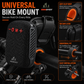 🚴‍♂️🎵 Caixa de som Bluetooth à prova d'água para bicicleta – IPX5, som estéreo TWS, chamadas em modo mãos-livres. Fixação segura, alcance de 70 m. Pedale ao som da sua música! 🔊✨