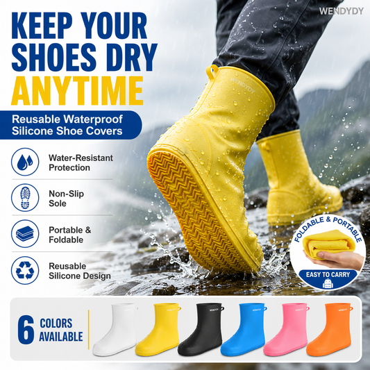 Capa Impermeável para Sapatos Grossa e Resistente ao Desgaste