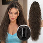 💜NOVIDADE DE 2026 POR £15,99!!⚡MAIS DE 50 MIL VENDIDAS! 💜Extensão de cabelo cacheado, ondulado e com frizz com rabo de cavalo