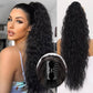 💜NOVIDADE DE 2026 POR £15,99!!⚡MAIS DE 50 MIL VENDIDAS! 💜Extensão de cabelo cacheado, ondulado e com frizz com rabo de cavalo