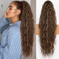 💜NOVIDADE DE 2026 POR £15,99!!⚡MAIS DE 50 MIL VENDIDAS! 💜Extensão de cabelo cacheado, ondulado e com frizz com rabo de cavalo