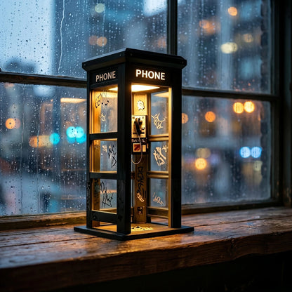 ✨Candeeiro decorativo em estilo cabine telefónica vintage