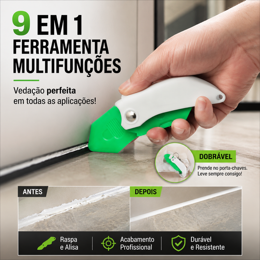 🔥Desconto de 50% no último dia!🔥Espátula multifuncional 9 em 1 para calafetage