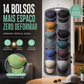 🧢 50% DE DESCONTO – Suporte Suspenso para Chapéus com Vários Bolsos | Organizador prático, economiza espaço & fácil acesso