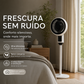⚡ Estoque limitado🌬️Ventilador de pedestal oscilante silencioso com 3 velocidades – Circulador de ar doméstico ajustável❄️ Rotação de 360°✔️Três velocidades de ventilação, silencioso durante o sono 🤫