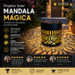 ☀️ Lâmpada solar Mandala para jardim e terraço – Lâmpada de chão e aplique de parede 2 em 1 – Decoração ornamental com efeito vintage – À prova de ferrugem e duradoura