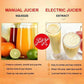 ⚡【Extrator de Sucos em Aço Inoxidável】Prepare um "Tornado de Vitaminas" em 30 segundos! 🍹🔥