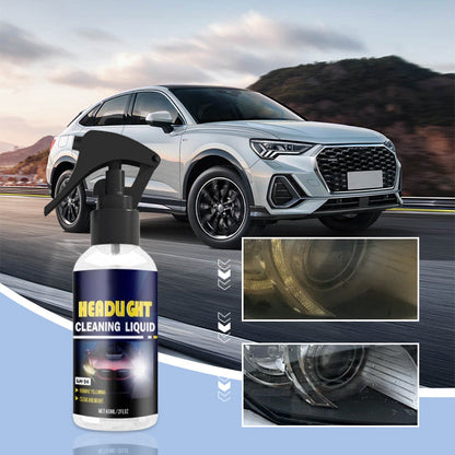 Produto para limpeza e restauração de faróis de automóveis