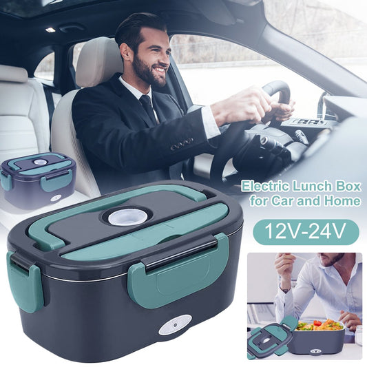 🎁NYÅR 2026 HET REA - Begränsad tid 50% RABATT🔥2-i-1 Bärbar Dual Voltage Electric 7-delad Set Lunchbox