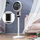 ⚡ Estoque limitado🌬️Ventilador de pedestal oscilante silencioso com 3 velocidades – Circulador de ar doméstico ajustável❄️ Rotação de 360°✔️Três velocidades de ventilação, silencioso durante o sono 🤫