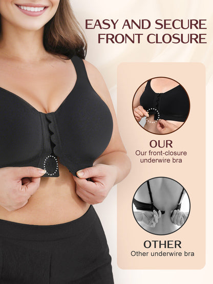 👙 LOSWIE® ShellEase™ Bra – BH mit Verschluss vorne, ultrabequem 💖 Je mehr Sie kaufen, desto mehr sparen Sie!