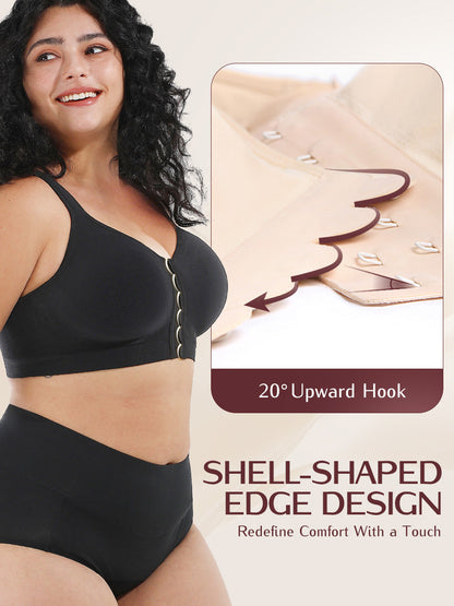 👙 LOSWIE® ShellEase™ Bra – BH mit Verschluss vorne, ultrabequem 💖 Je mehr Sie kaufen, desto mehr sparen Sie!