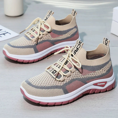 🔥2025 neues Modell, 50 % Rabatt🔥👟Lässige Schnür-Laufschuhe für Damen