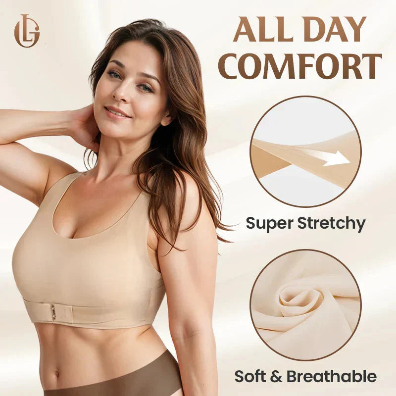 🔥Nieuwjaarsspecials🔥 Ondersteunende, draadloze hefbeha voor comfort de hele dag door