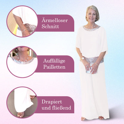 Elegantes 2-teiliges Set mit farbigem Paillettenbesatz