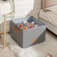 👟 Caixa Organizadora de Sapatos em Tecido – Design Dobrável, Grande Capacidade, À Prova de Poeira e Respirável, Otimiza Espaço para Armário e Quarto 🧺