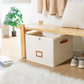 👟 Caixa Organizadora de Sapatos em Tecido – Design Dobrável, Grande Capacidade, À Prova de Poeira e Respirável, Otimiza Espaço para Armário e Quarto 🧺