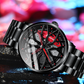 Perfect Gift-Elegant Watch With Racing Wheel-Where Time Is Valued