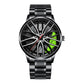 Perfect Gift-Elegant Watch With Racing Wheel-Where Time Is Valued