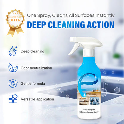 🥳PROMOÇÃO IMPERDÍVEL DE 2026🥳💞MAIS DE 50 MIL UNIDADES VENDIDAS!🧼🌿 Gordura difícil? Desaparece em segundos! Spray multiuso poderoso para cozinha. ✨🍳