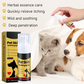 Spray calmante para a pele dos animais de estimação