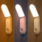 Luz noturna LED ajustável com suporte magnético