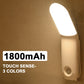 Luz noturna LED ajustável com suporte magnético